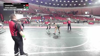 150 lbs 1st Place Match - Shawn Ball, Melrose-Mindoro vs Wyatt Weichart, Shiocton