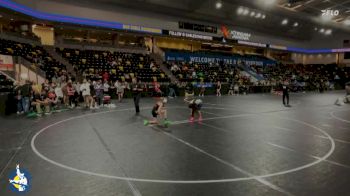 100 lbs Cons. Round 2 - Ransom Mathis, Waukon vs Carmen Muniz Macias, Northbrook (Glenbrook North)