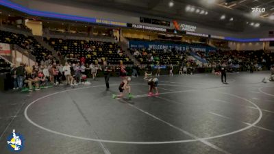 100 lbs Cons. Round 2 - Ransom Mathis, Waukon vs Carmen Muniz Macias, Northbrook (Glenbrook North)