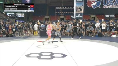 120 lbs Champ. Rd Of 128 - Dylan Osolin, Ohio vs Berdj Serrano, Nevada