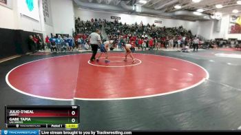 190 lbs Champ. Round 1 - Julio O`Neal, Liberty vs Gabe Tapia, Las Animas