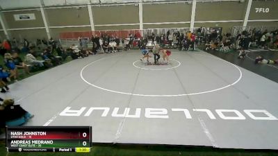 100 lbs Round 2 (4 Team) - Andreas Medrano, West Coast Elite vs Nash Johnston, Utah Gold