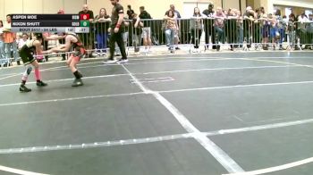 54 lbs Consi Of 8 #1 - Aspen Moe, Bismarck Gorilla WC vs Nixon Shutt, Gold Rush Wr Ac