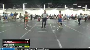 113 lbs Round 1 (8 Team) - Tyson Cook, Steller Trained Gold vs Caleb Hummel, Proper-ly Trained