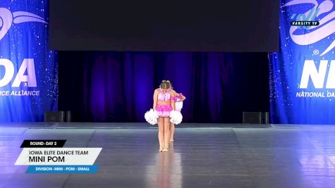 Iowa Elite Dance Team - Mini Pom [2025 Mini - Pom - Small Day 2] 2025 NDA All-Star National Championship