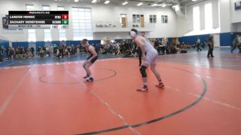 132 lbs Prelim - Landon Herdic, NY Military Academy vs Zachary Derbyshire, Salesianum