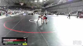 1A 106 lbs Quarterfinal - Steve Romero, Toppenish vs Abraham Gonzalez, Cascade (Leavenworth)