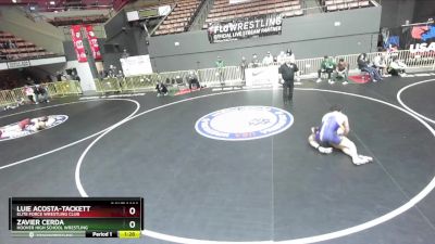 138 lbs Quarterfinal - Luie Acosta-Tackett, Elite Force Wrestling Club ...