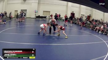 75 lbs Round 5 (6 Team) - Grayson Schroeder, Minnesota Gold vs Jimmie Fewell, Team Oregon