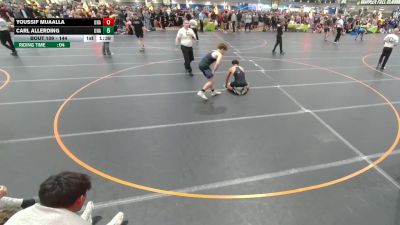 144 lbs Champ. Round 1 - Carl Allerding, Unattached vs Youssif Muaalla, Unattached