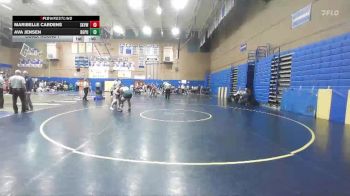 190lbs Cons. Round 7 - Ava Jensen, Rogers (Puyallup) (Girls) vs Maribelle Cardens, Skyview (Girls)