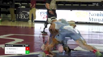 141 lbs Round Of 16 - Devin Matthews, Liu vs Matt Kazimir, Columbia