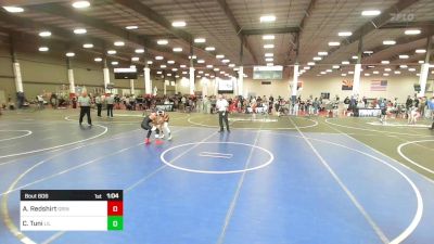 90 lbs Quarterfinal - Aayden Redshirt, Grindhouse WC vs Cash Tuni, Lil Buckaroos