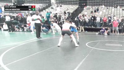 122-H lbs Consi Of 16 #1 - Cole Spence, Haddonfield vs Arslan Mehktiev, Willpower Wrestling Club