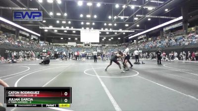 125 lbs Cons. Round 2 - Julian Garcia, U Town Hammers vs Caton Rodriguez, Maize Wrestling Club