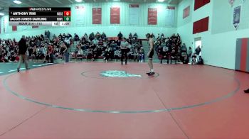 113 lbs 3rd Place Match - Anthony Rini, West Geauga vs Jacob Jones-Darling, Howland