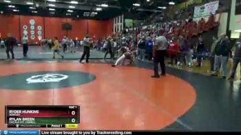 182 lbs Cons. Round 4 - Rylan Breen, Chicago (MT. CARMEL) vs Ryder Hunkins, HUNTLEY