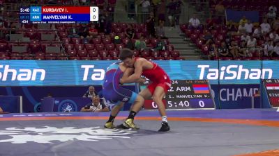 55 kg 1/4 Final - Iskhar Kurbayev, Kazakhstan vs Karapet Manvelyan, Armenia