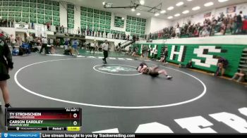 182 lbs Quarterfinal - Carson Eardley, Mountain View vs Ty Strohschein, Greybull/Riverside