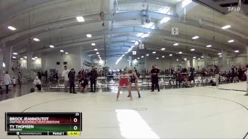 193 lbs 7th Place Match - Ty Thomsen, Nebraska vs Brock Jeannoutot, Crofton-Bloomfield Youth Wrestling