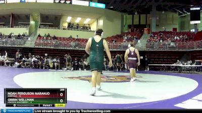 285 lbs Round 3 (6 Team) - Orrin Wellman, Lincoln Southwest vs Noah Ferguson Naranjo, Norfolk