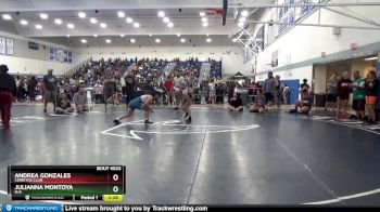 128 lbs Round 1 - Andrea Gonzales, Cerritos Club vs Julianna Montoya, N/A