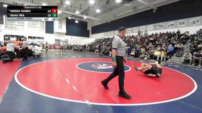 150 lbs Cons. Semi - Isaac Rea, Lakeside vs Sergio Gomez, St. John Bosco