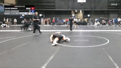 124 lbs Quarterfinal - Chloe Herrick, Baker University vs Nicole Redmond, Avila