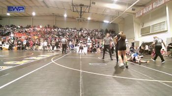 110 lbs Quarterfinal - Everett Kimbrough, Catoosa Youth Wrestling vs HollyJo Fansler, Verdigris Youth Wrestling