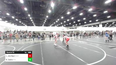 109 lbs Round Of 16 - Luis Jauregui, Madera WC vs Reid Zadra, Athlos Wrestling