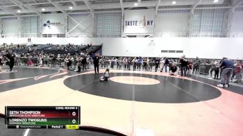 74 lbs Cons. Round 3 - Lorenzo Twoguns, Gowanda Wrestling vs Seth Thompson, Revolution Elite Wrestling