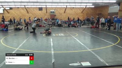 I 95 lbs Consi Of 8 #2 - Wyatt Borden, Lititz vs Elijah Voss, Fillmore