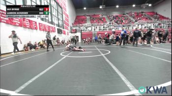 126-132 lbs Quarterfinal - Jax Byrge, Weatherford Youth Wrestling vs Landon Achziger, Choctaw Ironman