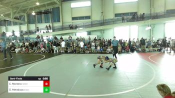 43 lbs Semifinal - Christopher Moreno, Hawkeye WC vs Dakota Mendoza, Coachella Valley WC