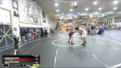 285 lbs Quarterfinal - Brandon Bass, Servite vs Jacob Ruacho, Central East