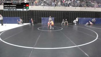 66 lbs Rr Rnd 1 - Emalyn Cranmer, Stillwater vs Lorelei Milliken, Lewistown