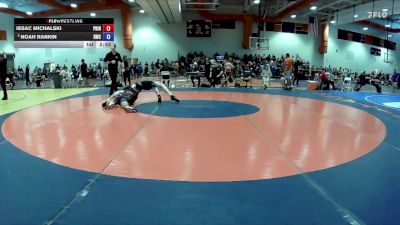 132 lbs Champ. Round 2 - Issac Michalski, Heavy Hitting Hammers vs Noah Rankin, Richmond Wrestling Club