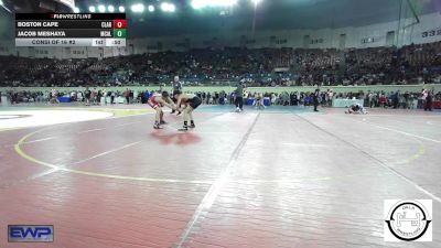 105 lbs Consi Of 16 #2 - Boston Cape, Claremore Wrestling Club vs Jacob Meshaya, McAlester