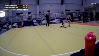 92 lbs 5th Place Match - Camden Danielson, Texas Elite Wrestling Club vs Jackson DeSalvo, Baton Rouge Training Center