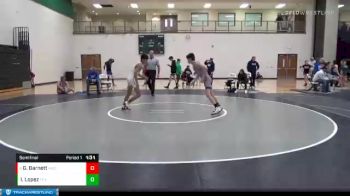 106 lbs Semifinal - Gabe Barnett, Hillsboro Wrestling Club vs Ivan Lopez, Texas