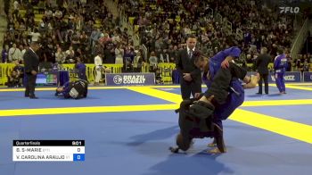 BRIANNA STE-MARIE vs VITORIA CAROLINA ARAUJO VIEIRA 2024 World Jiu-Jitsu IBJJF Championship