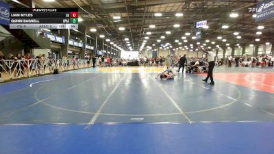 106 lbs Rr Rnd 2 - Liam Myles, Combat Athletics vs Quinn Bagnell, Apache Black