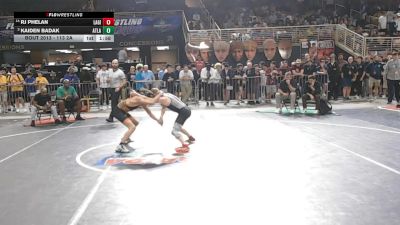 113 2A Champ. Round 1 - Kaiden Badak, Atlantic vs RJ Phelan, Lake Gibson