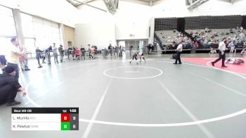 61 lbs Quarterfinal - Leo Murillo, Revival Orange vs Kruize Pawlus, Steel Valley Knights