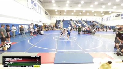 190 lbs Cons. Semi - Mitchell Semaan, Servite High School vs Paul Kim, FWC