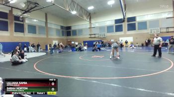 145lbs Cons. Round 2 - Sarah Norton, Shorewood (Girls) vs Lilliana Samia, Orting (Girls)