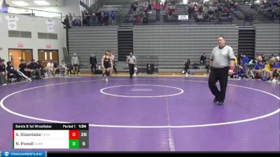 160 lbs Semis & 1st Wrestleback (8 Team) - AJ Steenbeke, Penn vs Nathan Powell, Carmel