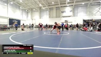 160 lbs Cons. Round 4 - Johnathan McCall, Whitney Point Youth Wrestling Club vs Carter Allen, Fulton Wrestling Club
