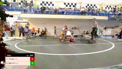 55 lbs Quarterfinal - Hayden Walker, Vian Wrestling Club vs Beau Barrett, Black Fox Wrestling Club