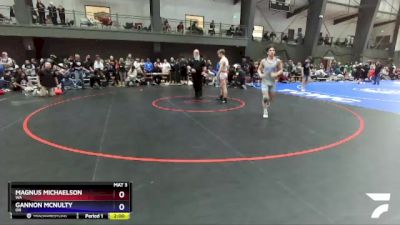 144 lbs 1st Place Match - Magnus Michaelson, WA vs Gannon McNulty, OR